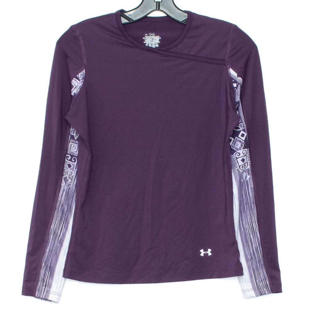 Under Armour Women Top Long Sleeve Purple Small J1